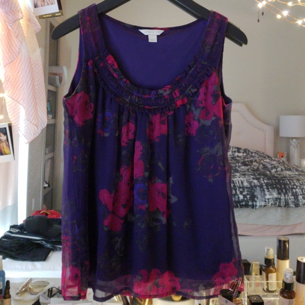 Sheer flowy Blouse